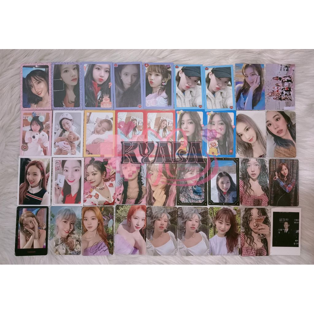 [WTS] PC photocard twice official tw nayeon jeongyeon momo sana jihyo mina dahyun Chaeyoung tzuyu mi