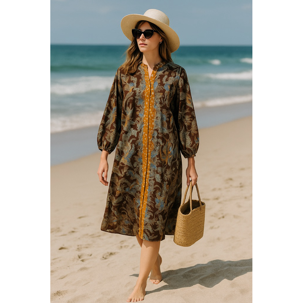 Masayu Batik - Tunik Atasan Batik Wanita Erika