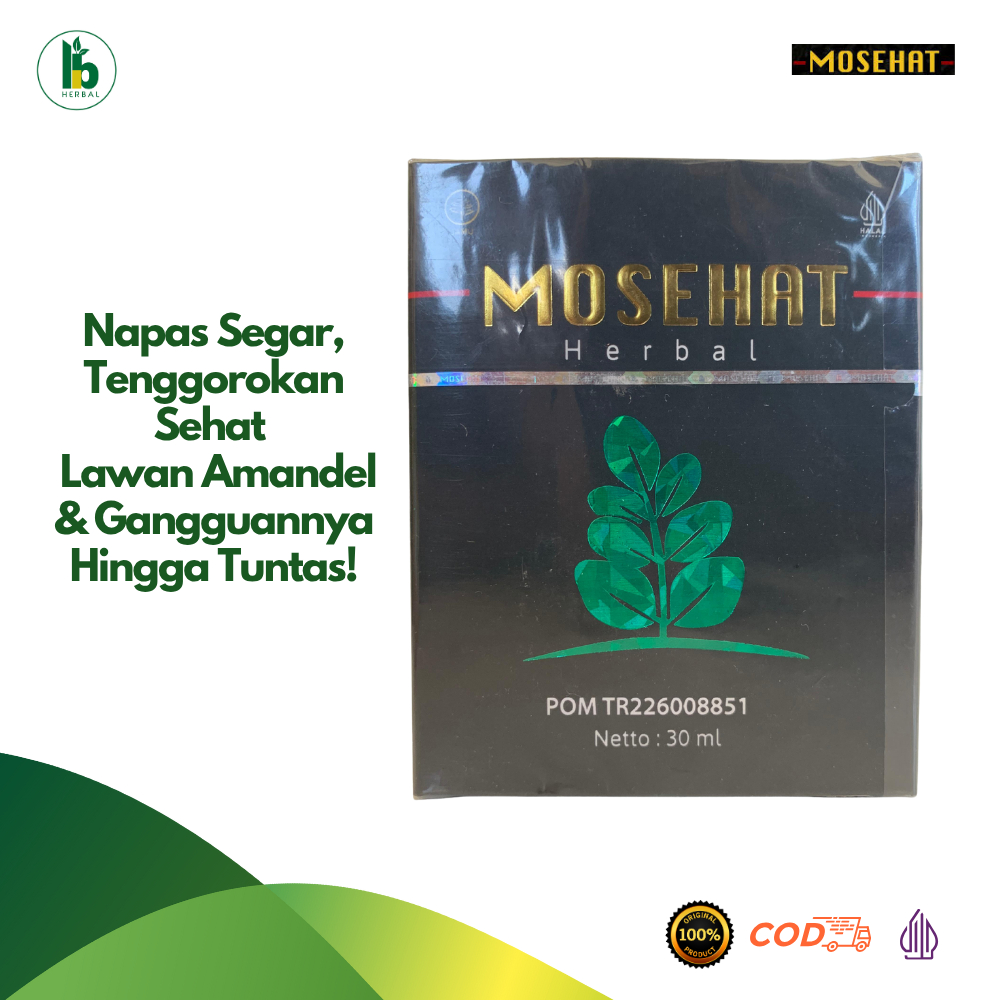 Mosehat Herbal Tetes Original – Ekstrak Daun Kelor untuk Prostat, Hernia, Stroke & Vitalitas | 30 ml