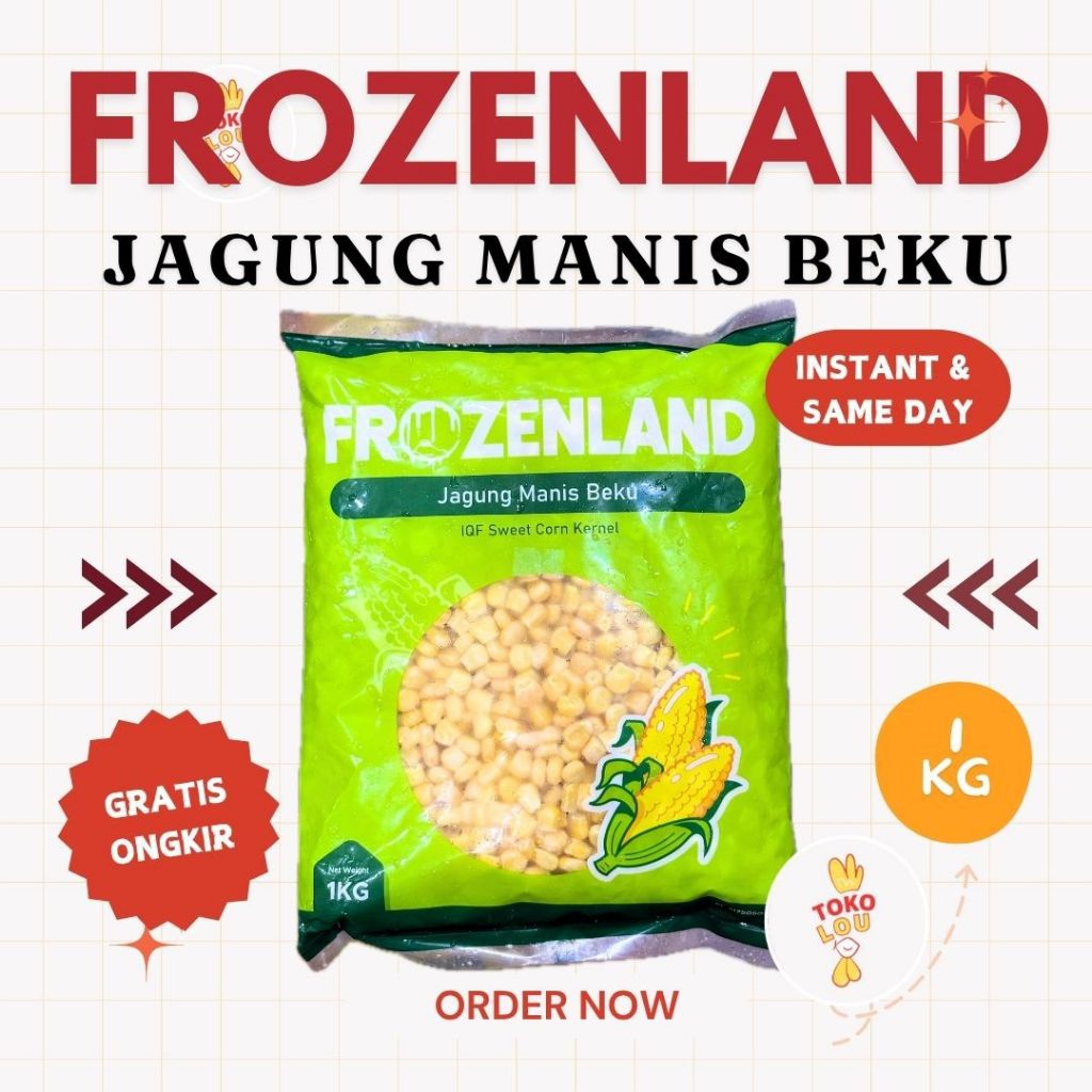 

FROZENLAND JAGUNG MANIS BEKU 1KG