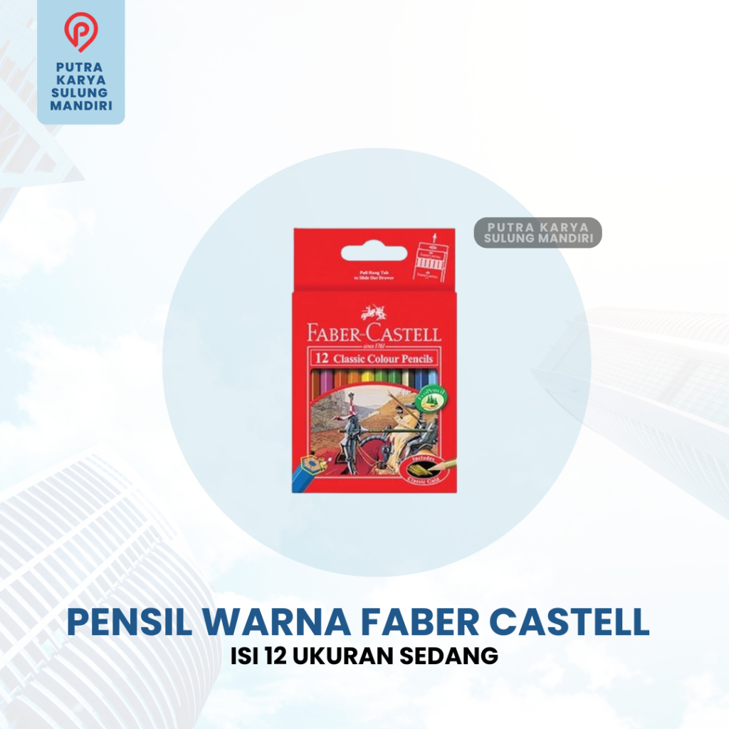 

faber castell 12 warna pensil warna mini