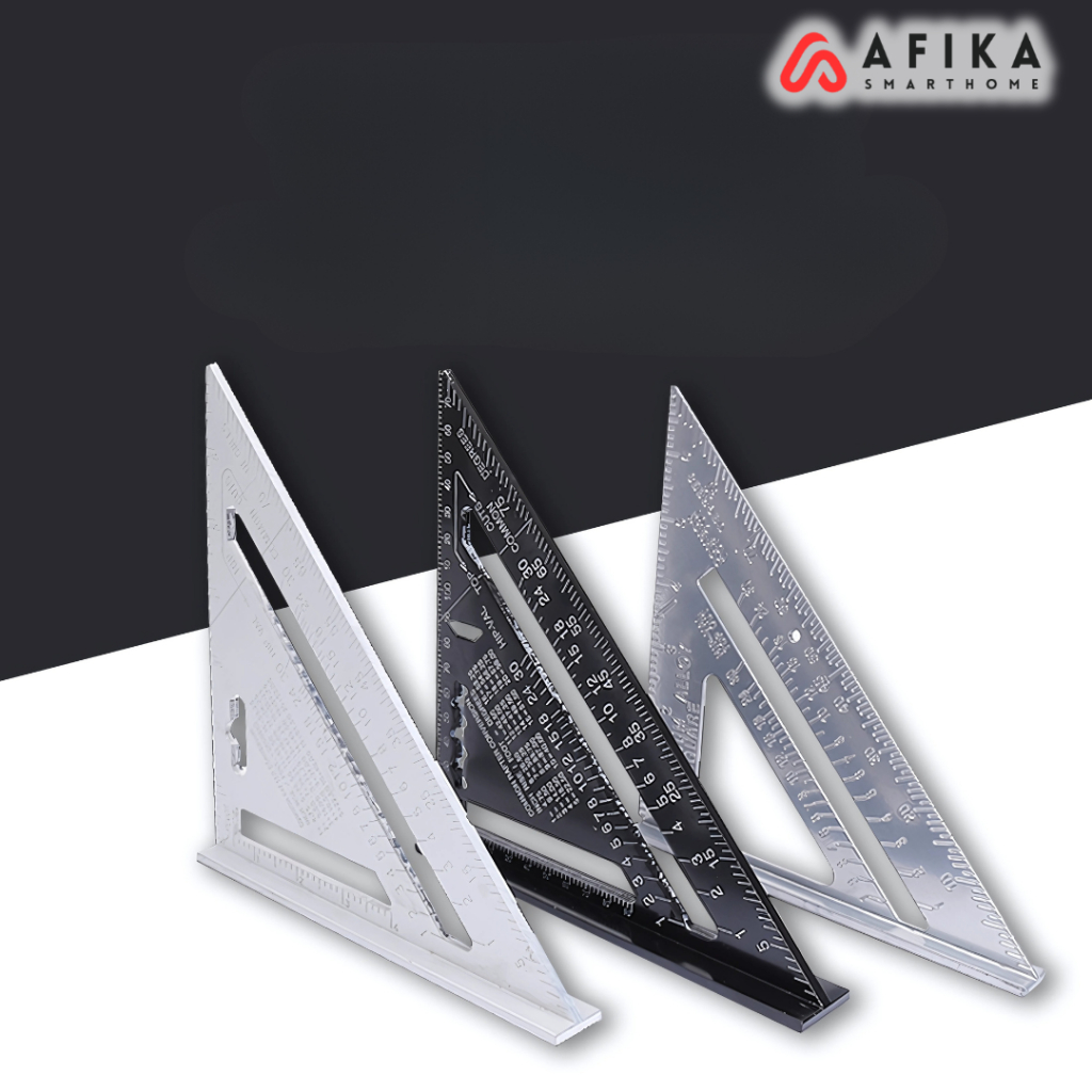 

Penggaris Siku Mistar Triangle Ruler Aluminium Alloy