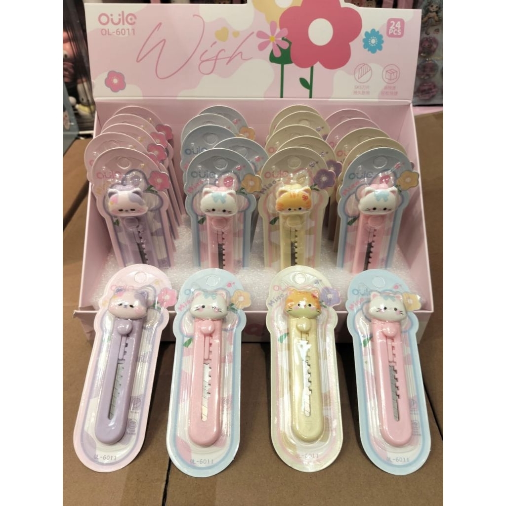 

1 BOX CUTTER MOCHICHI ORIGINAL OULA ISI 24