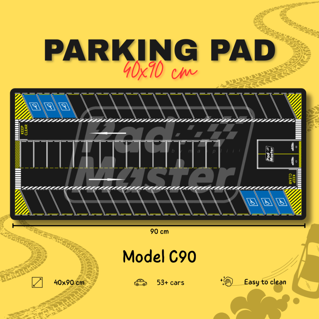 Parking Pad Diorama Hot Wheels Diecast Mousepad Parkiran Karpet Parkiran Hot Wheels - PADMASTER