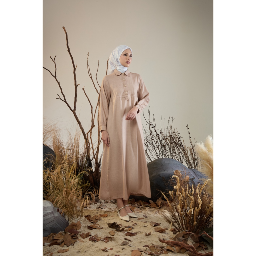 MFMW Rayla Dress Gamis Light Brown