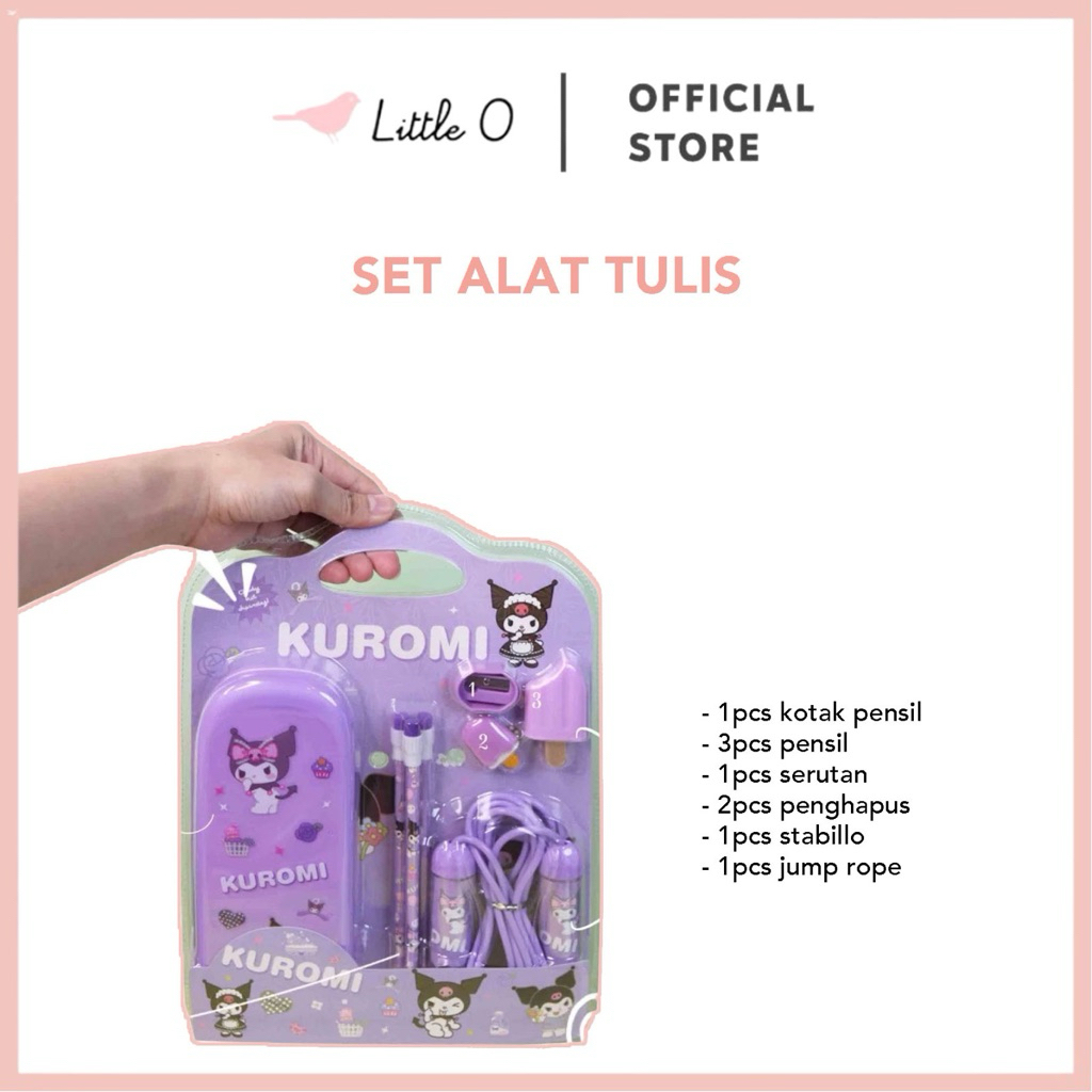 

LITTLE O Set Alat Tulis 8in1 Pensil Set Alat Tulis Dengan Jump Rope Kotak Pensil Paket Goodiebag Paket Ulang Tahun Hadiah Anak