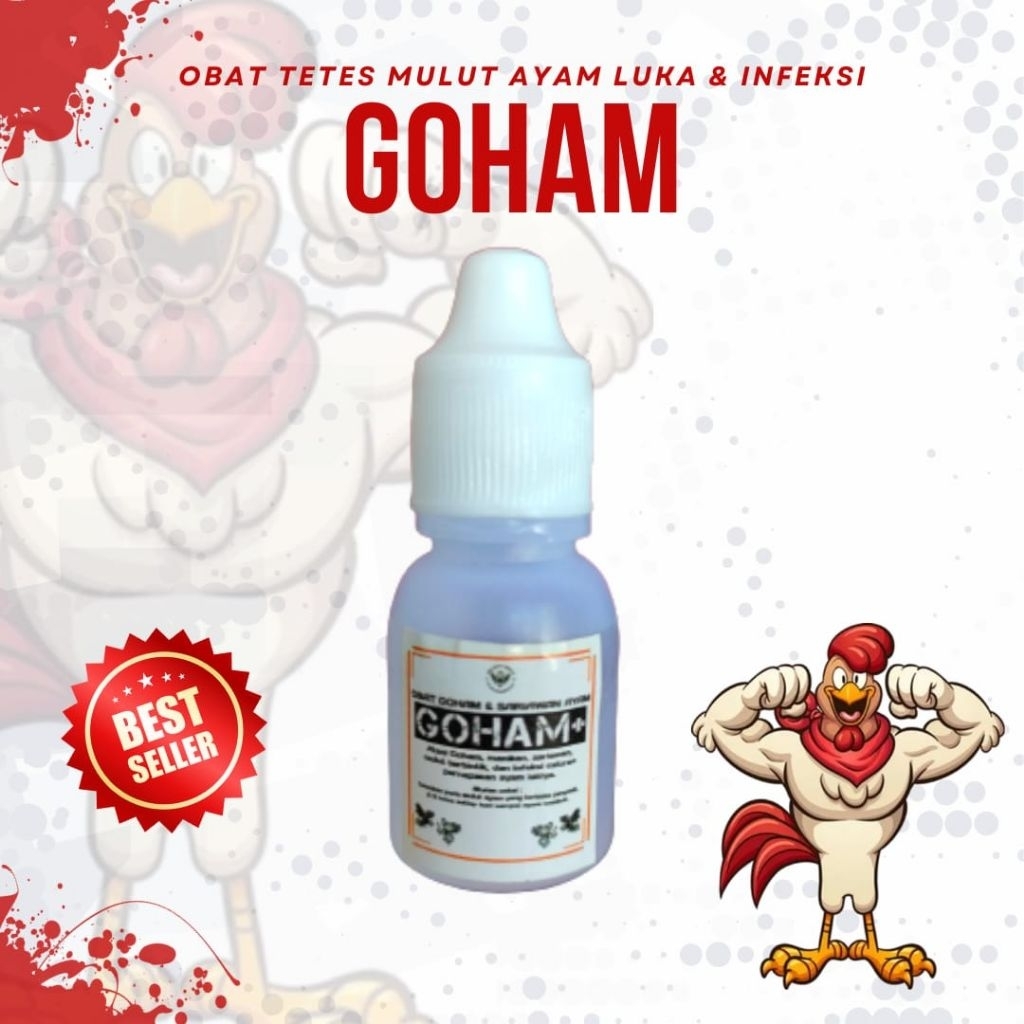 Obat Sariawan Ayam GOHAM+