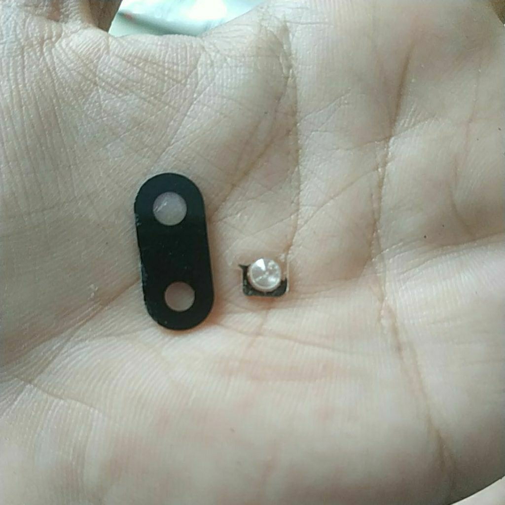 kaca kamera plus kaca flash bekas Samsung a02