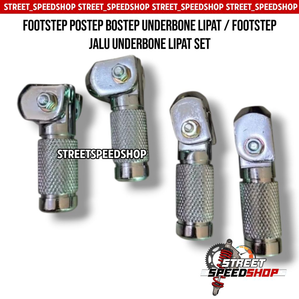 Footstep Postep Bostep Underbone Lipat / Footstep Jalu Underbone LIPAT SET