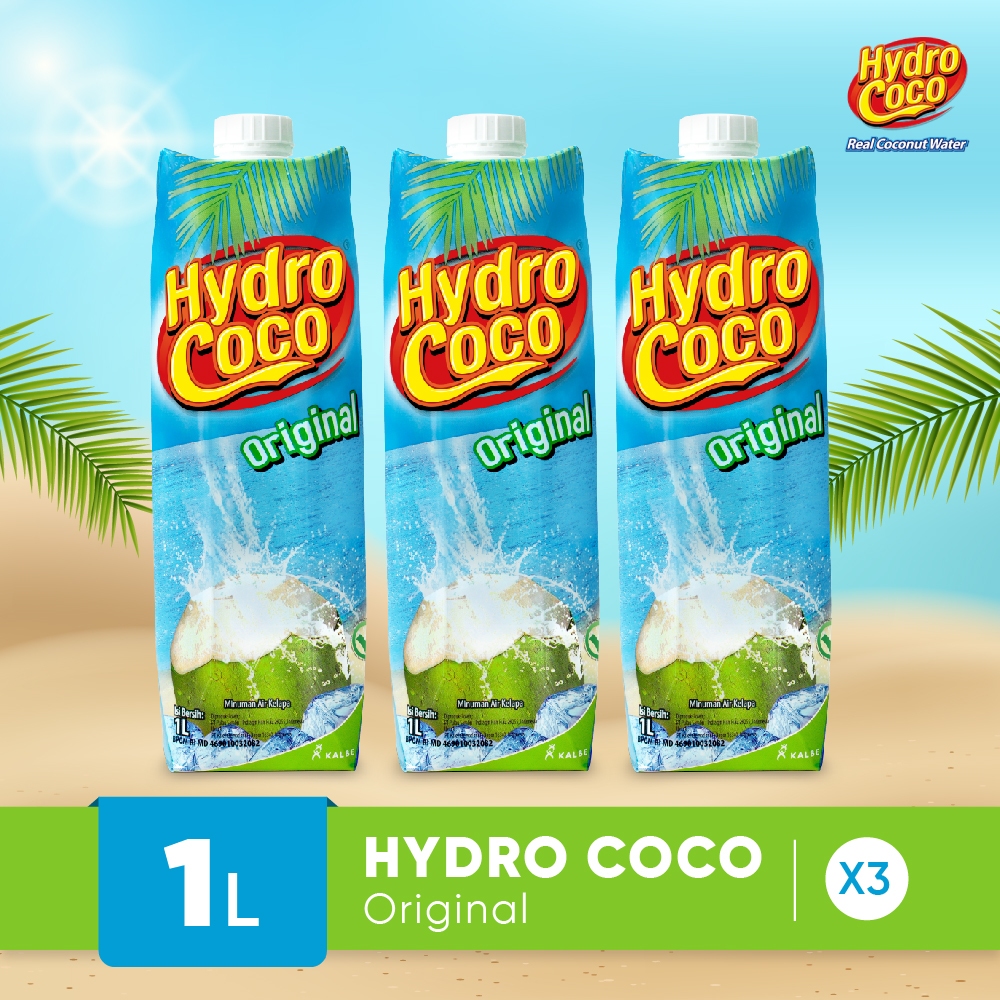 

Hydro Coco Kemasan 1 Liter - Isi 3 pcs