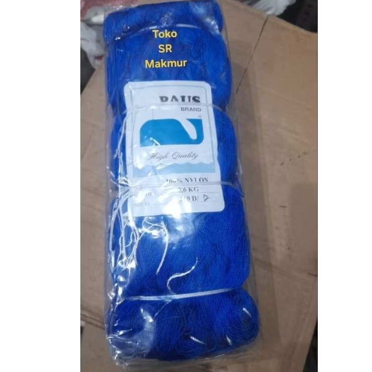 Benang Nilon Benang Nylon Paus Brand Biru 0.6 kg ( 6 ons )