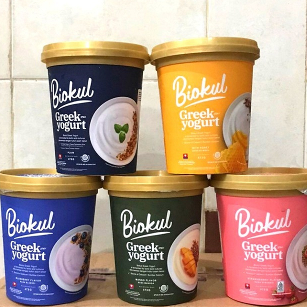 

[oddsolshop] pekanbaru/Biokul Greek Yogurt 473GR Rasa Honey, Strawberry, Blueberry, Plain, Original