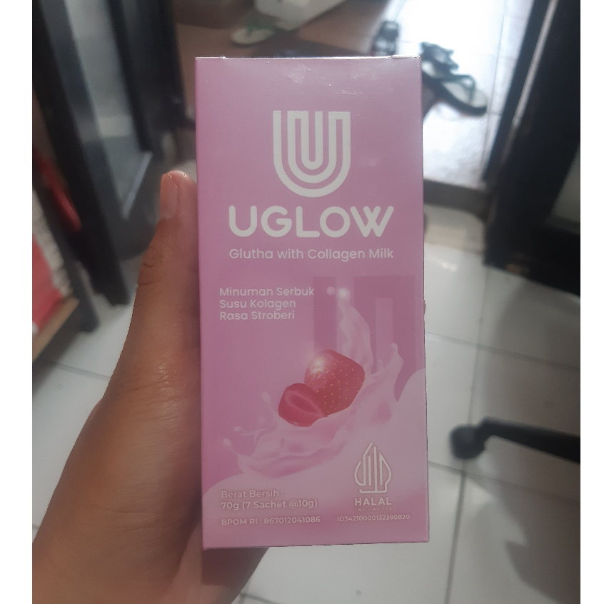 

U'GLOW Glutha Collagen UGLOW Susu Pemutih 1 box