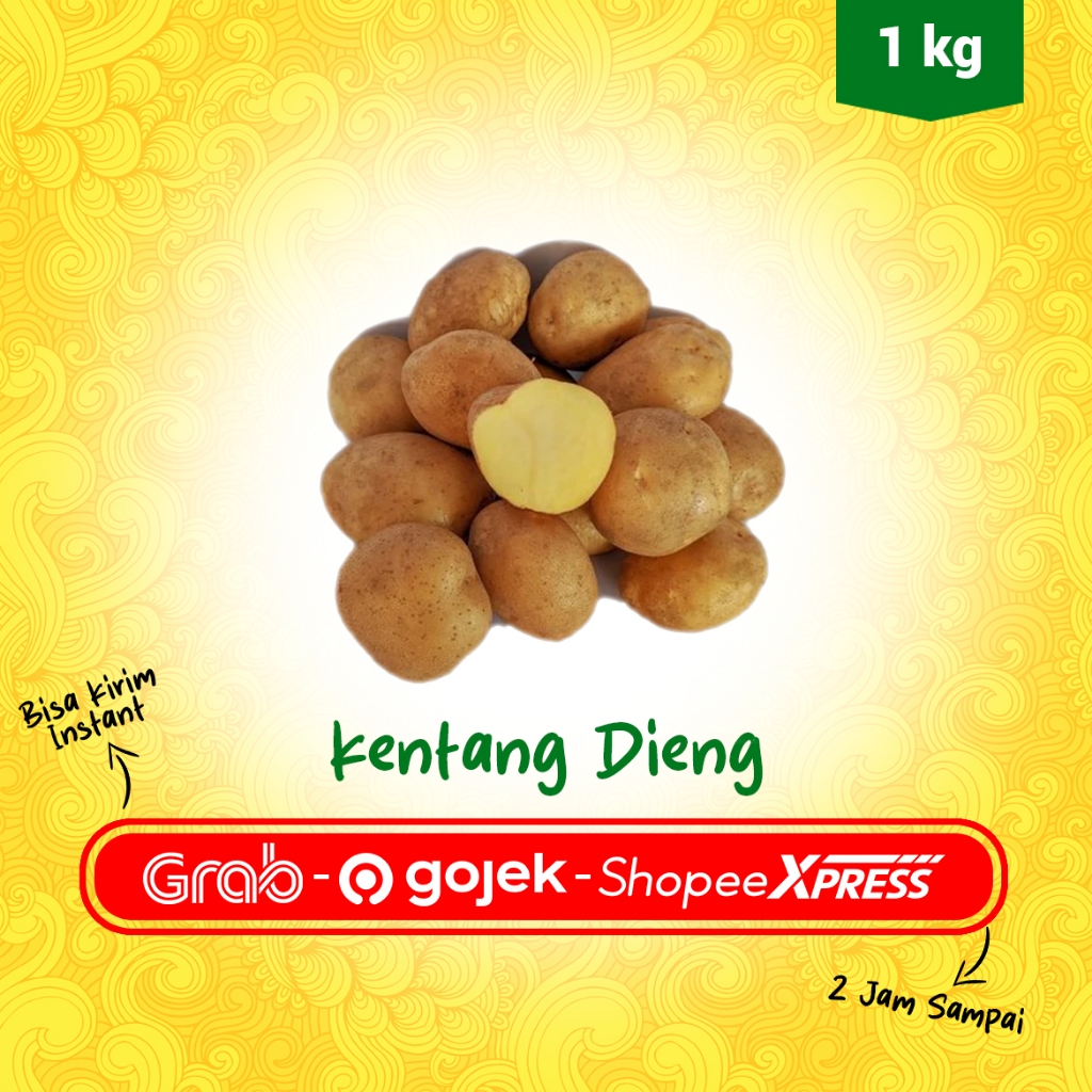 

Kentang Dieng – Cocok untuk Kentang Goreng & Masakan Harian