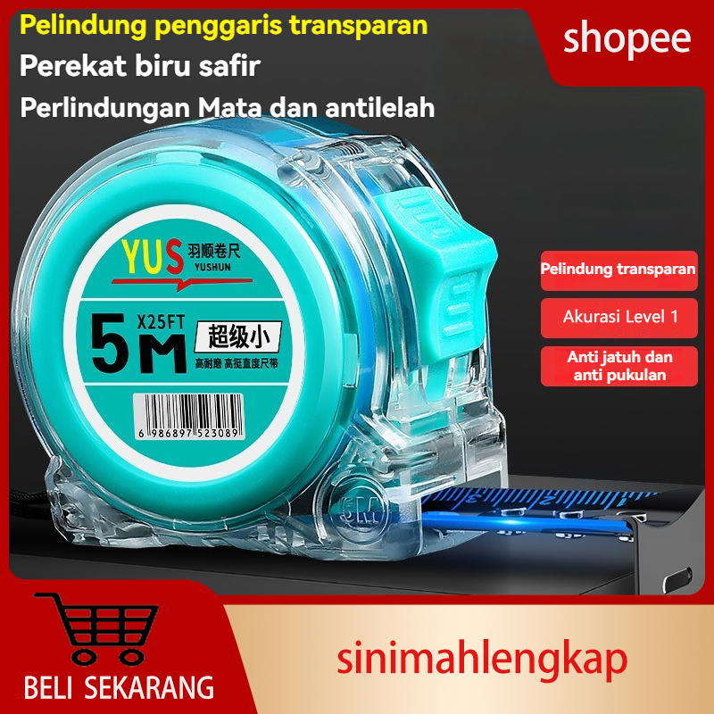Meteran Pengukur Anti Karat 5/7.5/10 Meter Tahan Banting / Meteran Tukang 10 Meter