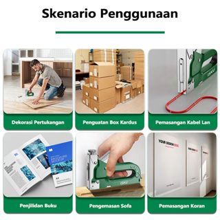 

Staples Tembak 3 In 1 Tacker Stapler Staples Perekat Powerfull Streples Tembak