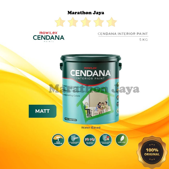 Cat tembok CENDANA mowilex putih interior