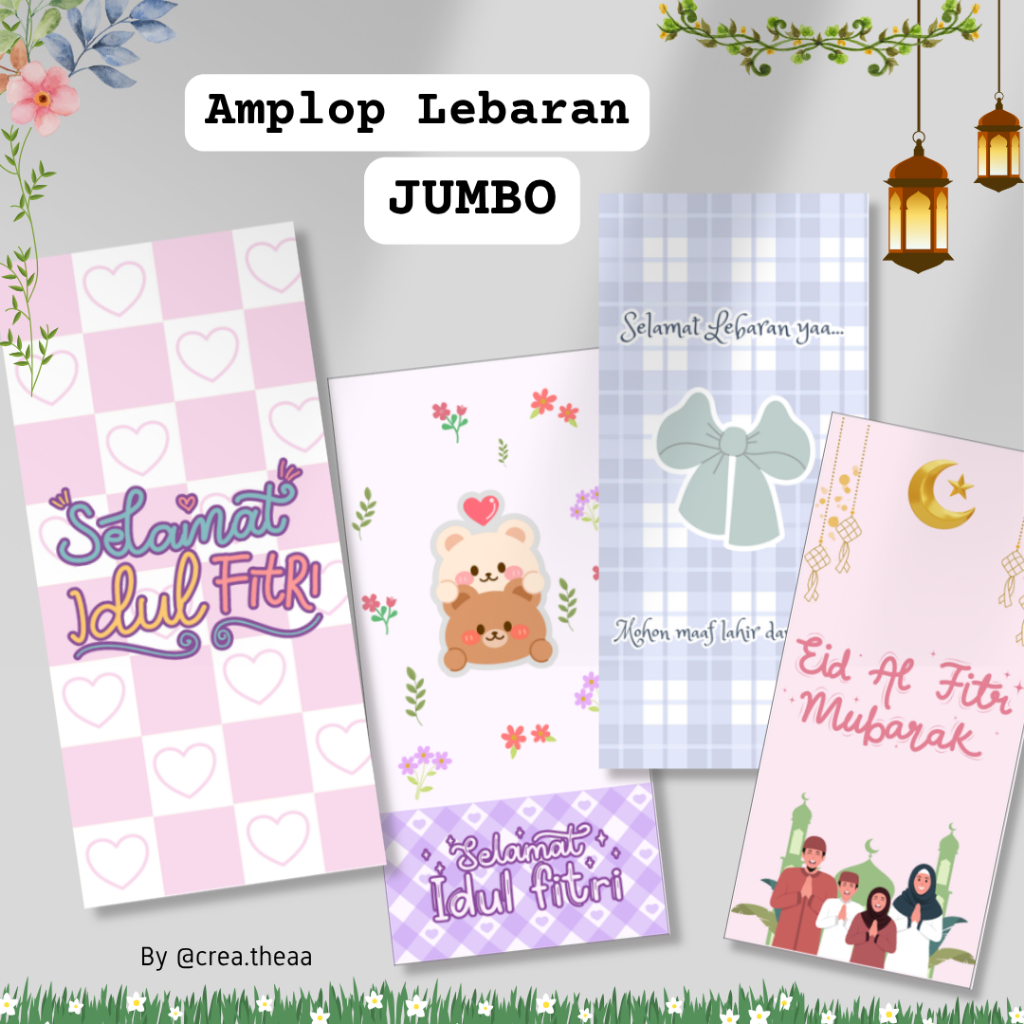 

Amplop Lebaran Karakter Premium | Amplop Idul Fitri Jumbo Besar Tebal