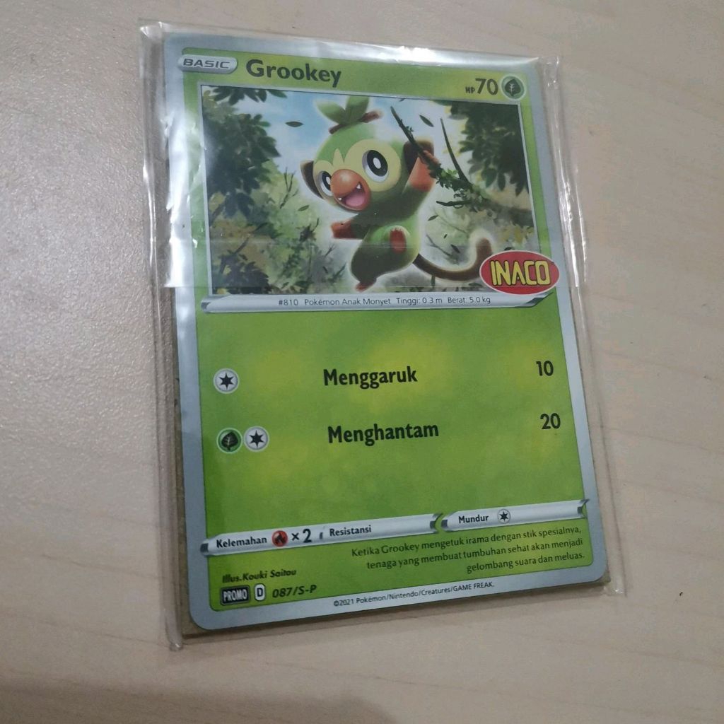Kartu Pokemon Inaco Tcg - Grookey