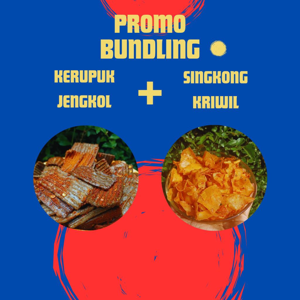 

Promo Bundling Kerupuk Jengkol + Singkong Kriwil