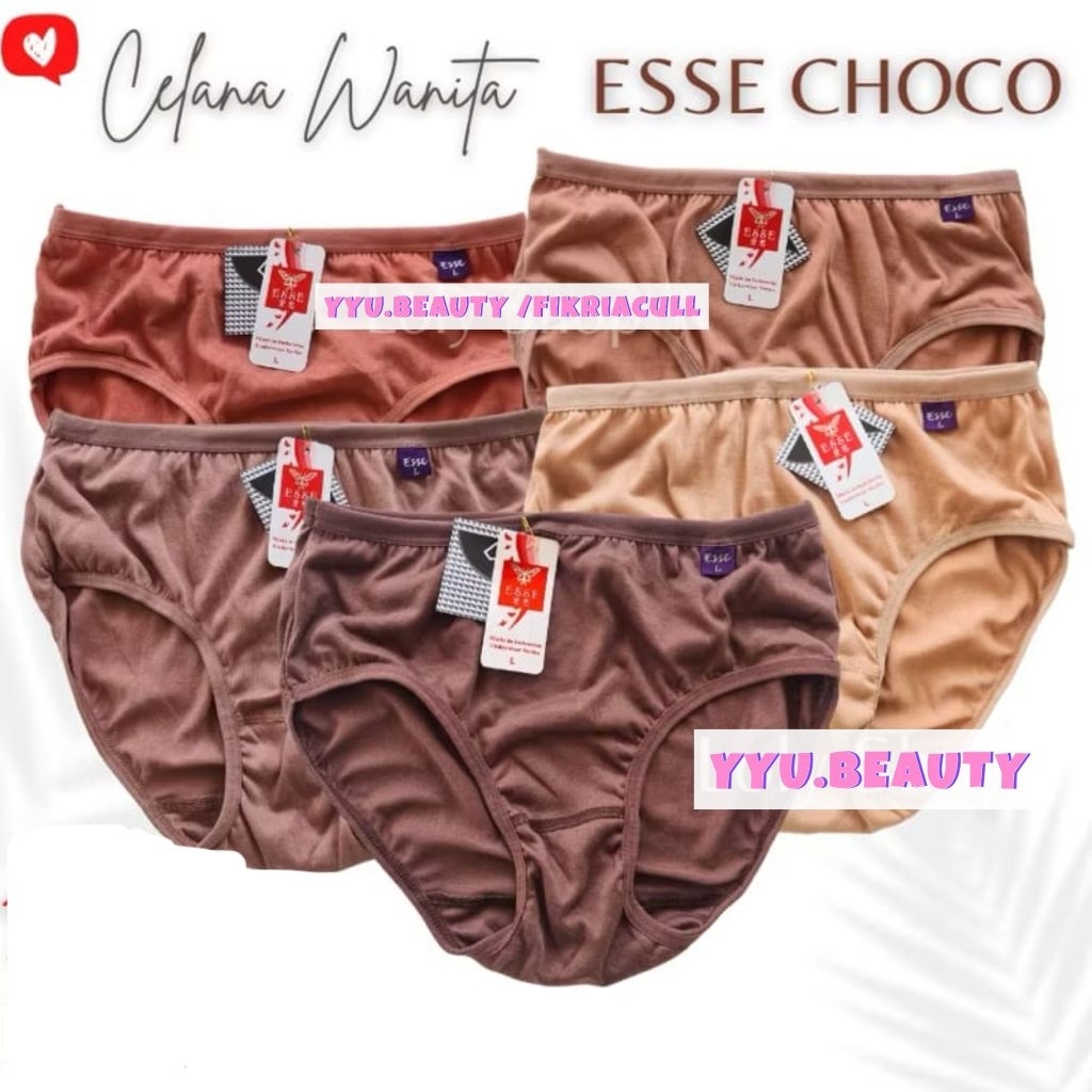 ❤️YB❤️ Celana Dalam Wanita Esse Choco Series Good Quality