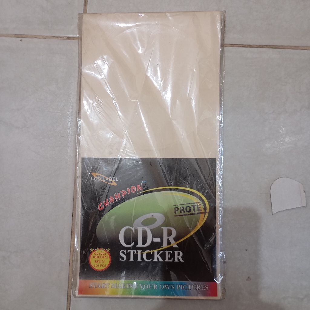 

Protektor anti gores Stiker Label cd (Bening)