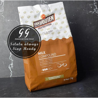 

Van Houten MILK COINS Compound 1 Kg Professional Clate Cokelat