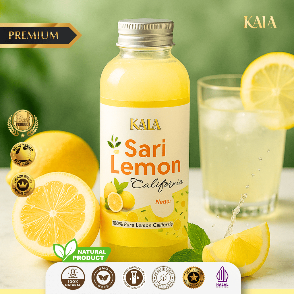 

KALA Sari Lemon California Murni 100% Organik (BISA INSTANT) Sehat Kaya Akan Vitamin C