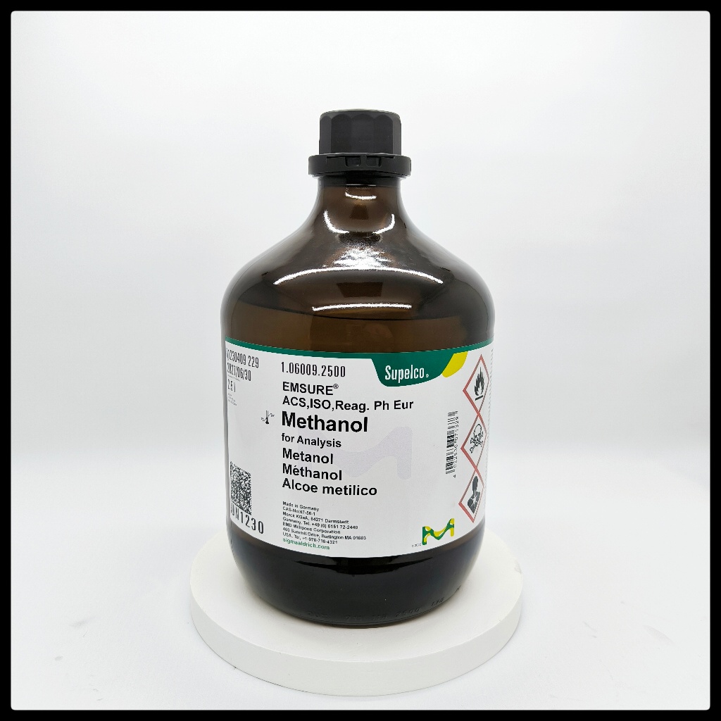 Methanol 500mL | metanol CH3OH | metil alkohol Pro Analis Merck 106009 (REPACK)