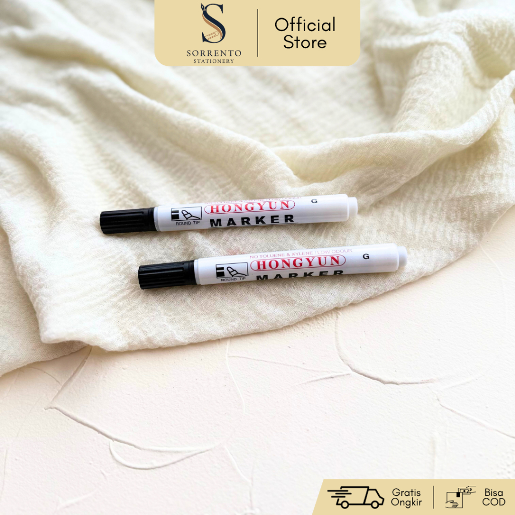 

Spidol Papan Tulis Hongyun - Whiteboard Marker Tinta Hitam