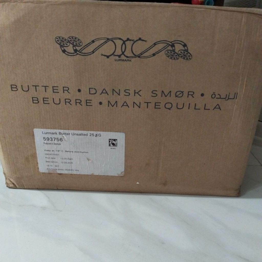 

Lurmark Butter 25kg Unsalted