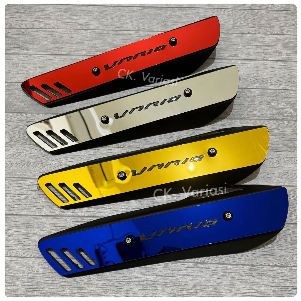 COVER KNALPOT VARIO 125 NEW VARIO 150 NEW 2018-2024 LIST AKRILIK TUTUP KNALPOT AKSESORIS MOTOR VARIO