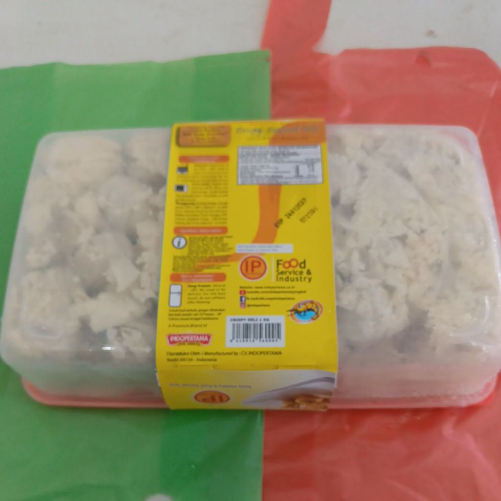 

IP lumpia Crispy Seafood DELI 1 kg,isi 50 pcs,Dapat Gratis wadahnya plastik tebal kuat seperti digambar