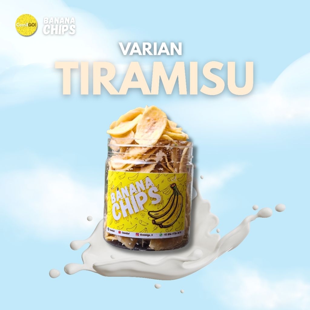 

KERIPIK PISANG RASA TIRAMISU LUMER