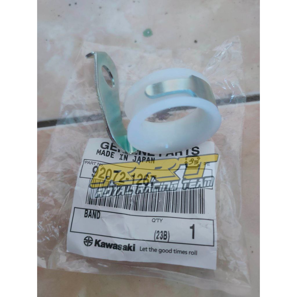 klem clamp kleman selang rem depan kawasaki klx250 klx140 klx 140 original