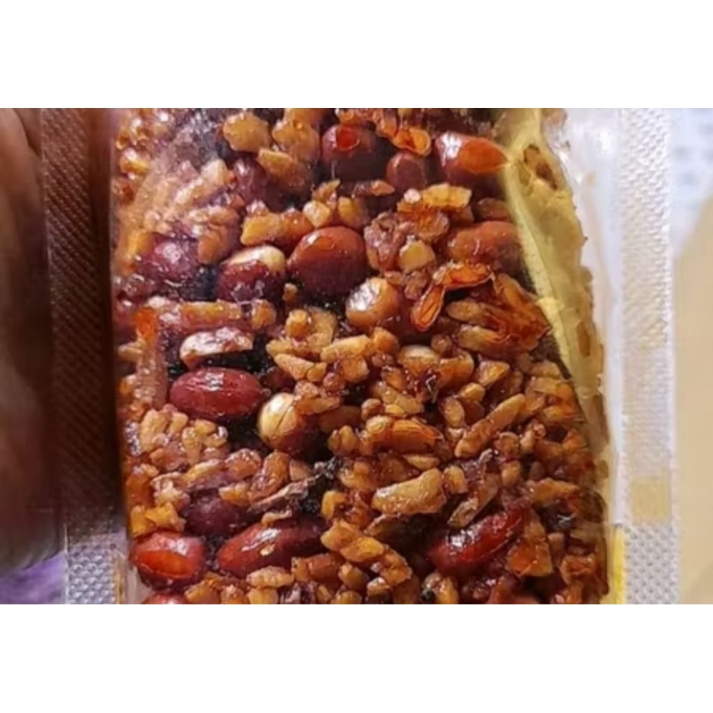 

orek kering pedas gurih + kacang