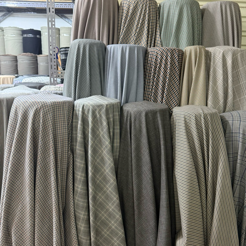 Bahan Kain Semi Woll motif Garment/Semi Woll/Kain Jas/Kain Celana/