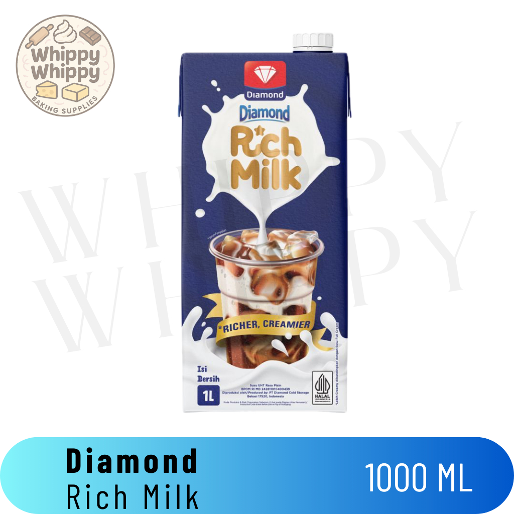 

Diamond Rich Milk 1L / Diamond Rich Milk 1000ml / UHT Rich Milk