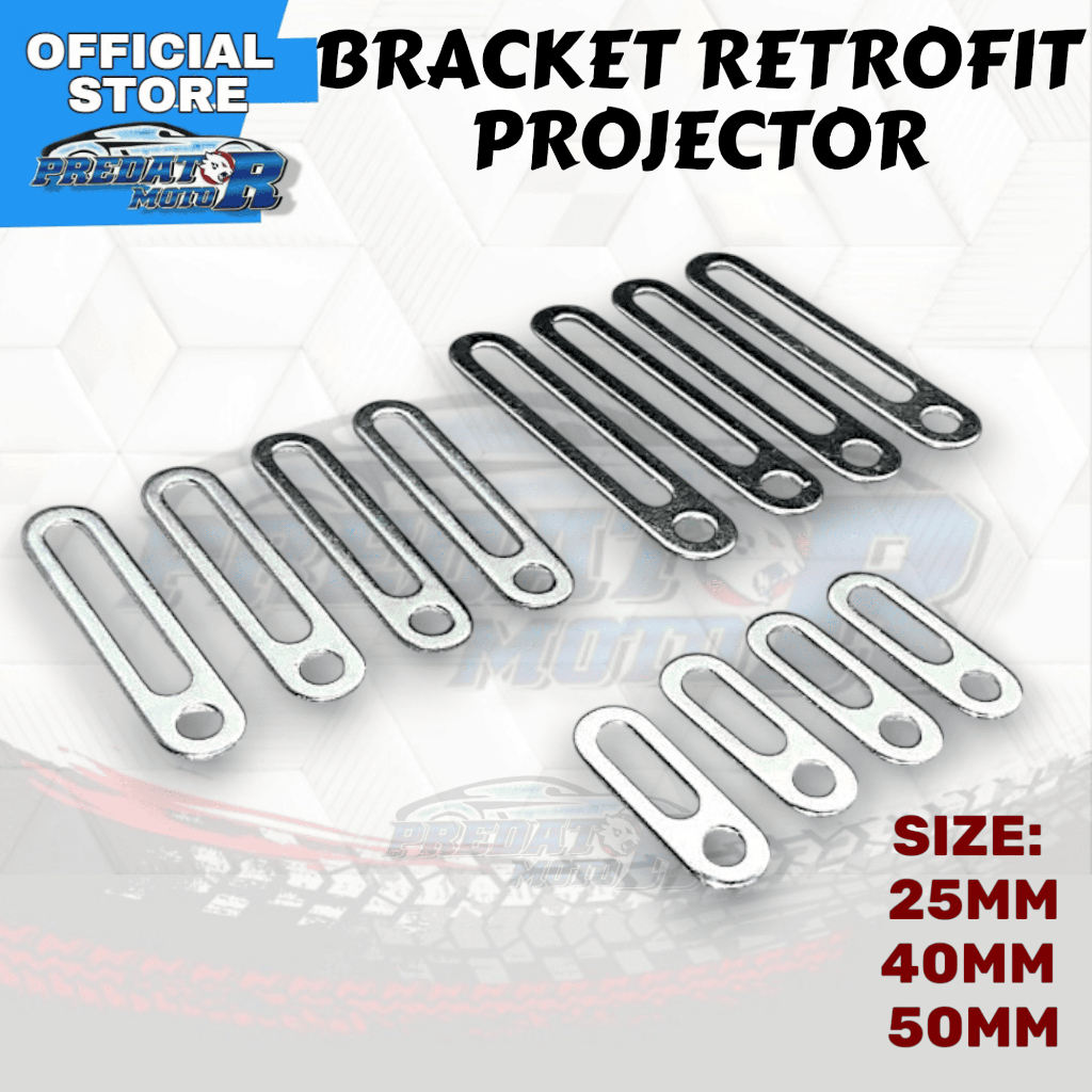 braket breket retrofit biled Projie universal dudukan biled braket biled Aes Vahid Vinyx all merk bi