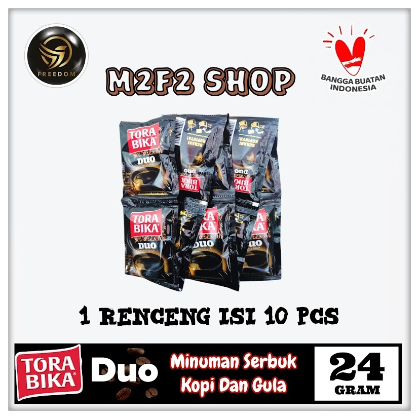 

Torabika Duo Kopi Hitam + Gula Serbuk Sachet - 24 gr (Kemasan 1 Renceng)