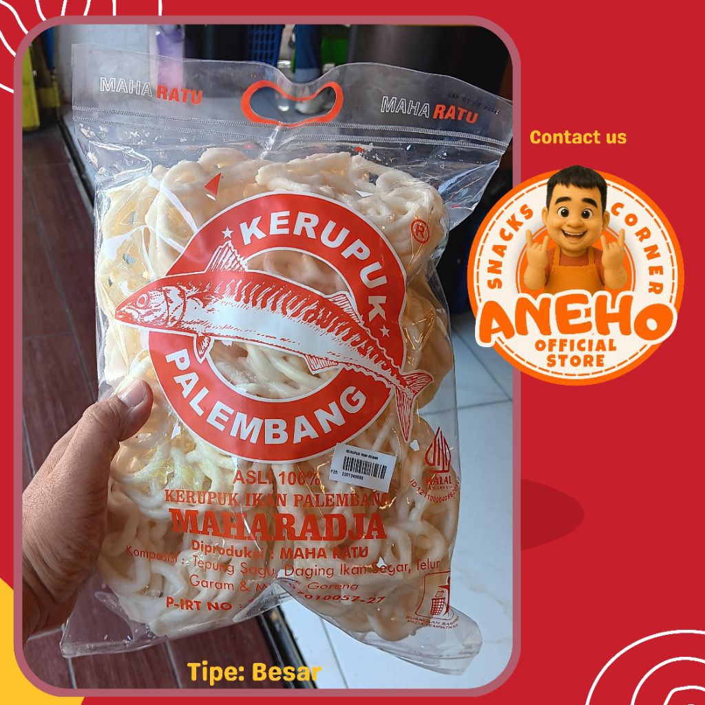 

Kerupuk Ikan Tenggiri Asli Palembang – Gurih Renyah, Tanpa Pengawet, Oleh-oleh Khas Palembang