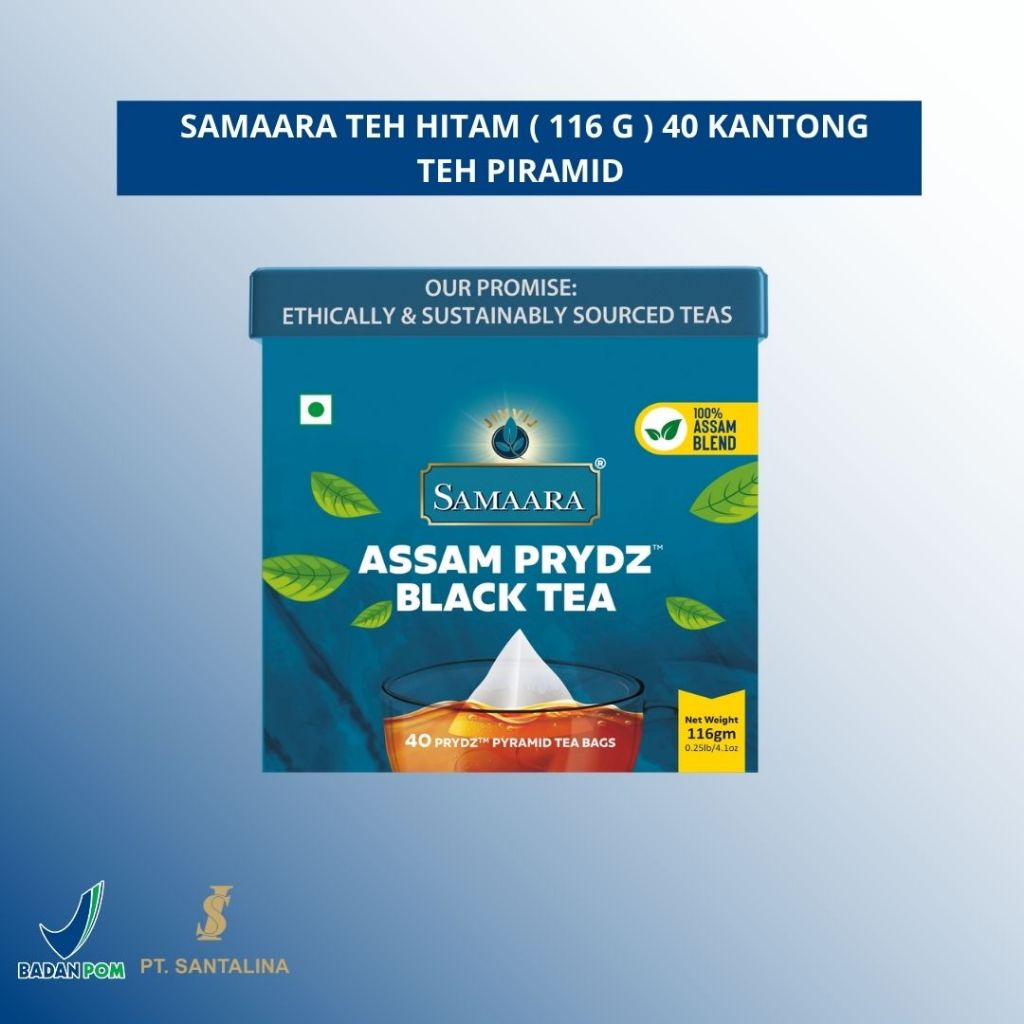 

SAMAARA TEH HITAM ASSAM ( 116G, 40 KANTONG TEH PIRAMID ) TEH INDIA UNTUK RELAKSASI PENGALAMAN MINUM TEH LEBIH MENYENANGKAN