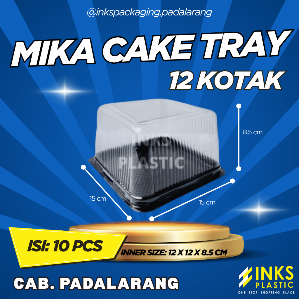 MIKA CAKE TRAY CT 12 KOTAK