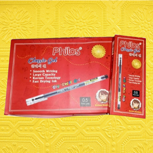 

Philos Classic Gel Pulpen Hitam 0.5 Fine Line