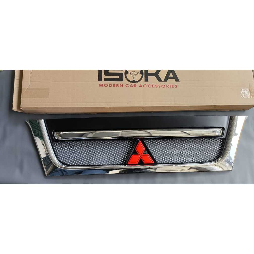 Grill Mobil Truk Canter Warna Lis Chrome