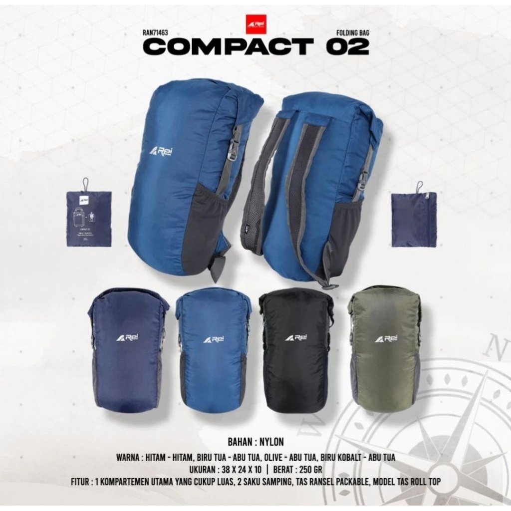 Tas Lipat Compact 02 UL 20L Arei Outdoorgear