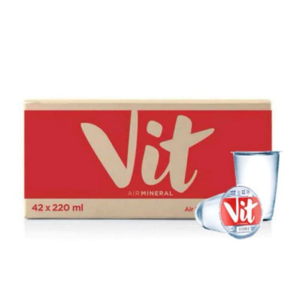 

Vit Gelas 1 Kardus - Air Mineral Kemasan Gelas isi 48