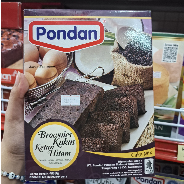 

Pondan Brownies Kukus Ketan Hitam 400g