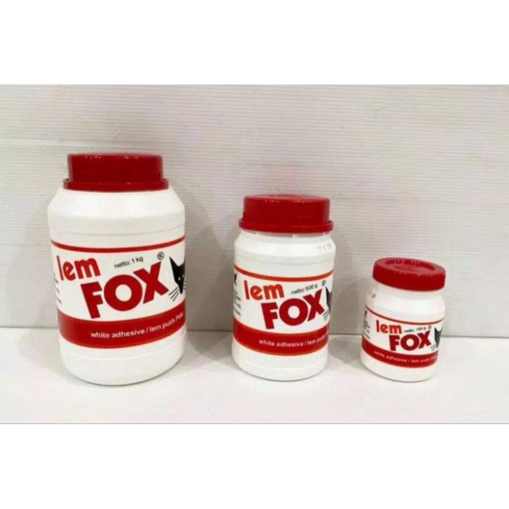 

Lem Putih Fox PVAC Botol Ukuran 150 gram / 500 gram / 1000 gram.
