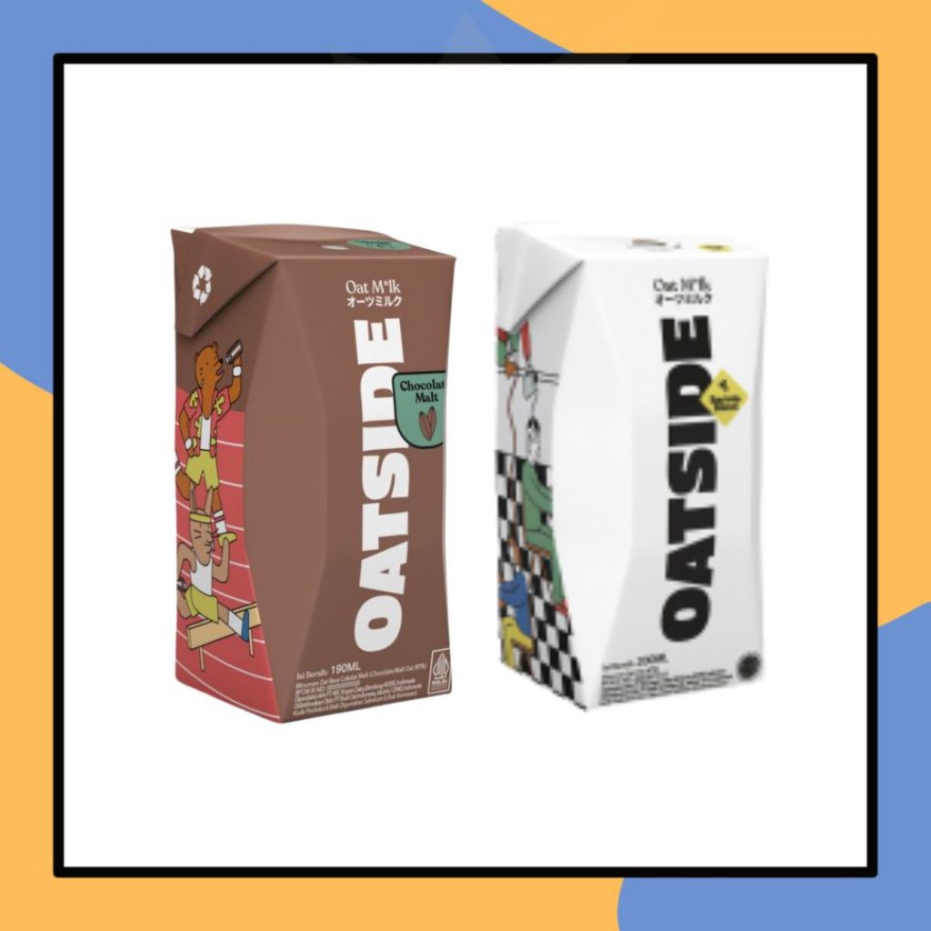 

[KHUSUS INSTAN] Oatside Chocolate Malt 200Ml Susu Oat Side UHT Rasa Coklat Gandum